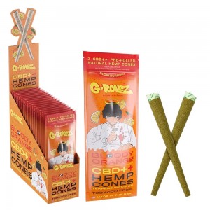 G-ROLLZ | 2x Pre-Rolled CBD++ Hemp Cones (15 pack Display, 30 Cones) - [GR1545]